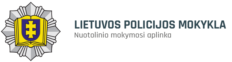 Lietuvos policijos mokyklos virtuali mokymosi aplinka